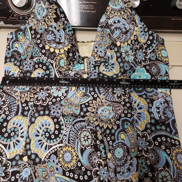 It Figures! Women's Floral Padded One Piece Bathing Suit Sz 26 W PO Excellent - Picture 11 of 14